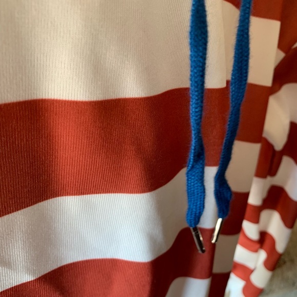 Fitted hoodie, color block used gorgeously. - Picture 5 of 5